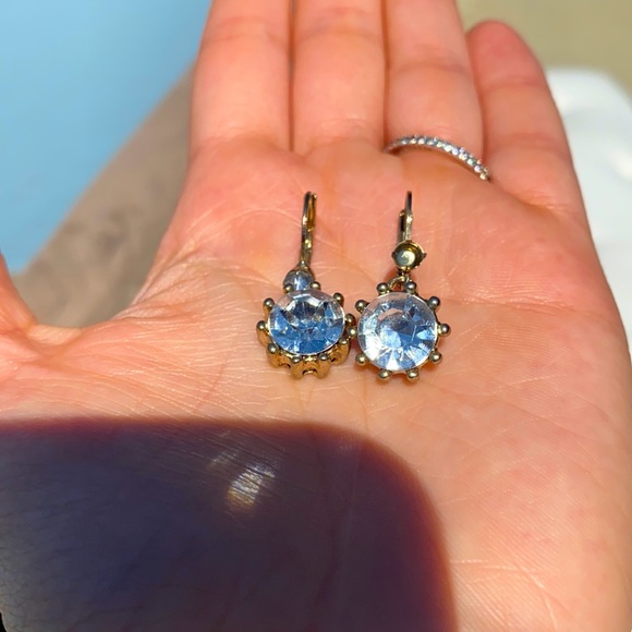 Anthropologie Jewelry - Gold Diamond earrings